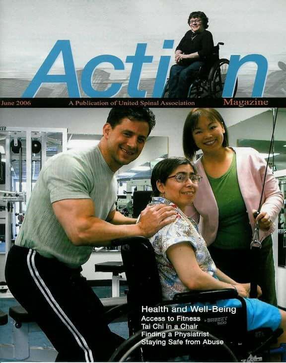 Action Magazine feature showing Paul O'Lone at Accessible Fitness