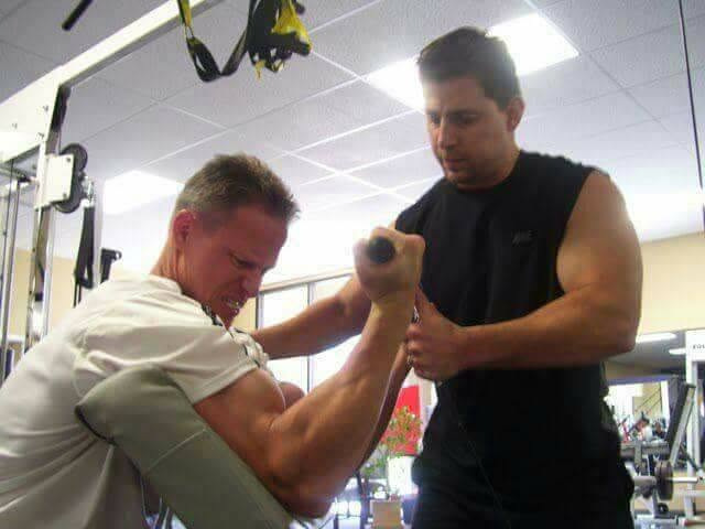Paul O'Lone training at Accessible Fitness